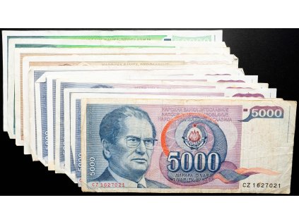 5000, 20000, 50000 Dinara 1985, 1987, 1988-B-25270-1