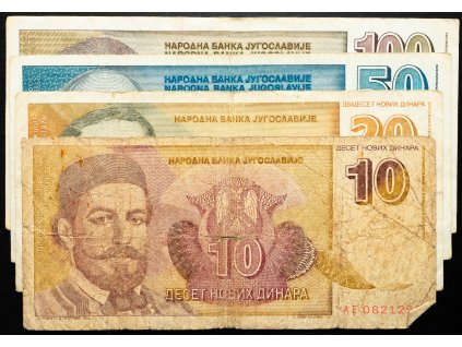 10, 20, 50, 100 Dinara 1996, 1996, 1994, 1994-B-24655-1