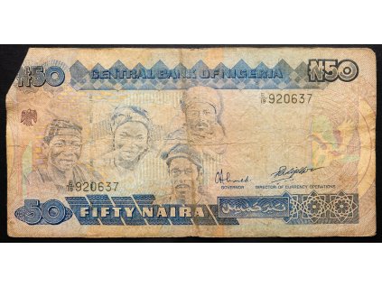 50 Naira 2001-B-25153-1