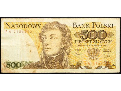 500 Zlotych 1982-B-25927-1
