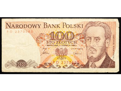 100 Zlotych 1986-B-24980-1
