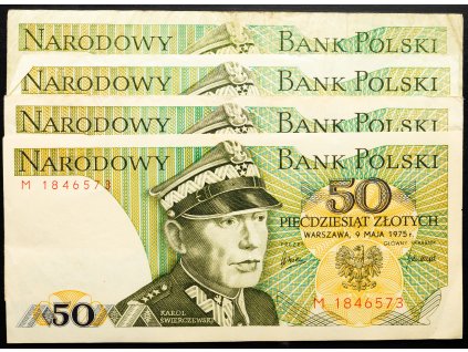 50 Zlotych 1975, 1986, 1988-B-25283-1