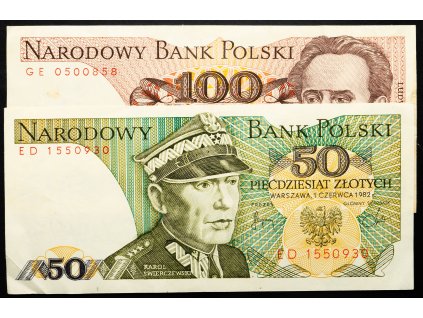 50, 100 Zlotych 1982, 1979-B-24438-1