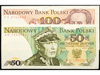 50, 100 Zlotych 1982, 1986-B-24435-1