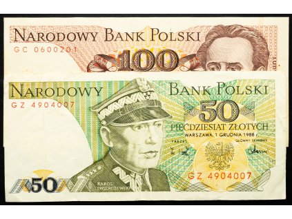50, 100 Zlotych 1988, 1979-B-24436-1