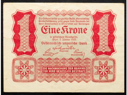 1 Krone 1922-B-25391-1