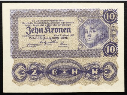 10 Kronen 1922-B-25392-1
