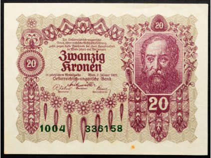 20 Kronen 1922-B-25393-1