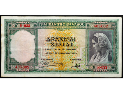 1000 Drachma 1939-B-26472-1