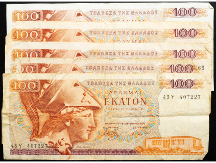 100 Drachma 1978-B-25894-1