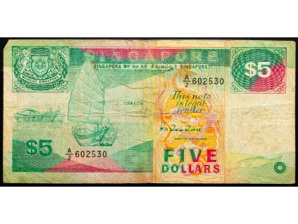 5 Dollars 1989-B-26205-1