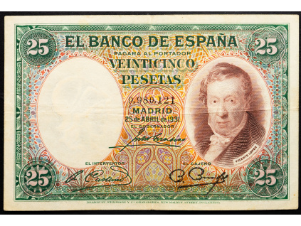 25 Pesetas 1931-B-25622-1