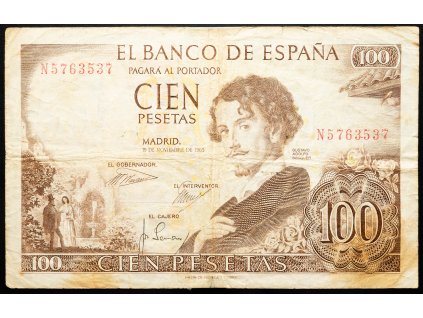 100 Pesetas 1965-B-26858-1