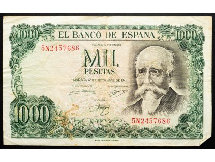 1000 Pesetas 1971-B-25914-1