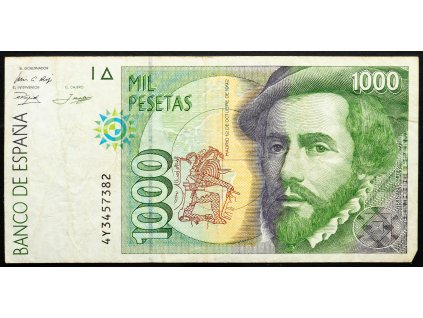 1000 Pesetas 1992-B-26156-1