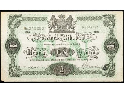1 Krona 1920-B-25521-1