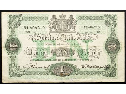 1 Krona 1921-B-25522-1
