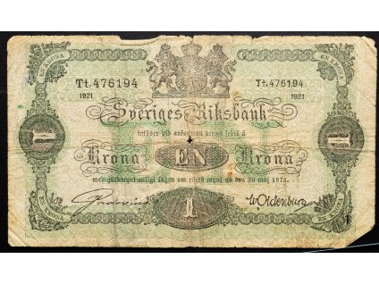 1 Krona 1921-B-25523-1