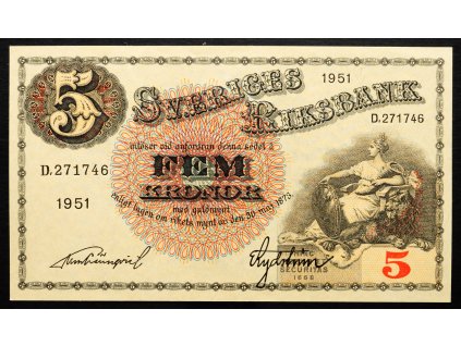 5 Kronor 1951-B-25530-1
