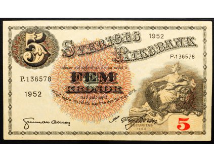 5 Kronor 1952-B-25533-1