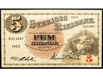 5 Kronor 1952-B-25534-1