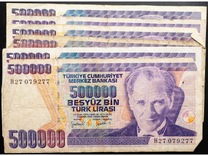 500000 Lirasi 1997-B-25793-1