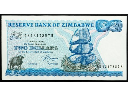 2 Dollars 1983-B-26271-1