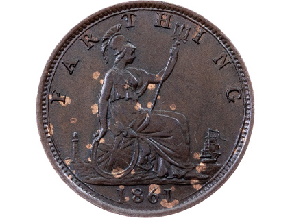 Farthing 1861-E-11423-1
