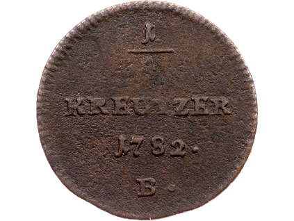 1/4 Krejcar 1782-E-11431-1