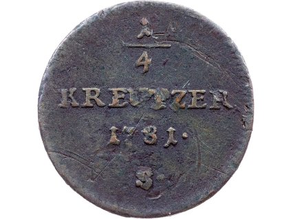 1/4 Krejcar 1781-E-11494-1
