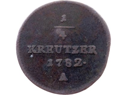 1/4 Krejcar 1782-E-11495-1