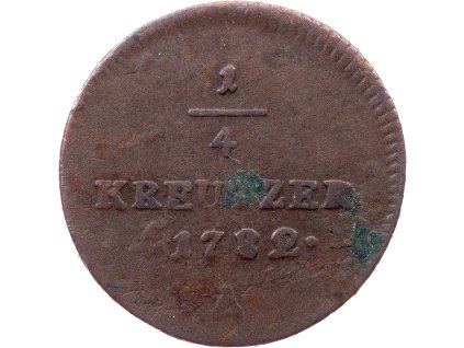 1/4 Krejcar 1782-E-11496-1
