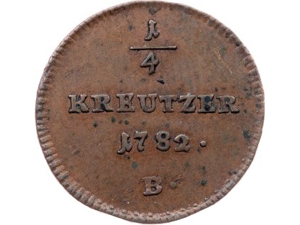 1/4 Krejcar 1782-E-11500-1