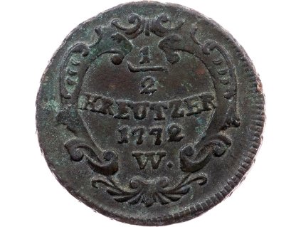 1/2 Krejcar 1772-E-11503-1