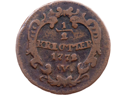 1/2 Krejcar 1772-E-11507-1