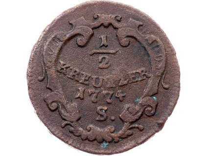 1/2 Krejcar 1774-E-11512-1