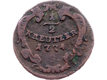 1/2 Krejcar 1774-E-11513-1