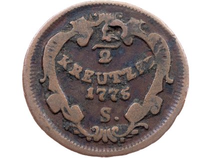 1/2 Krejcar 1775-E-11518-1