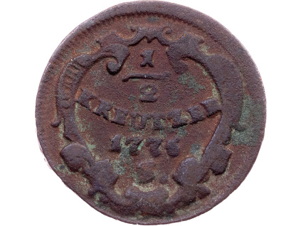 1/2 Krejcar 1775-E-11520-1