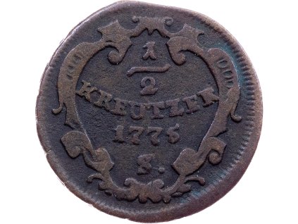 1/2 Krejcar 1775-E-11521-1