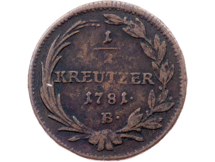 1/2 Krejcar 1781-E-11526-1