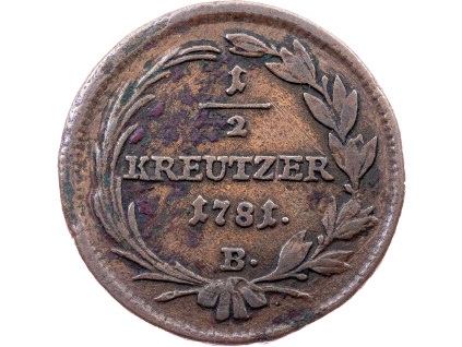 1/2 Krejcar 1781-E-11527-1