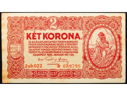 2 Korona 1920-B-26963-1