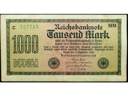 1000 Mark 1922-B-27122-1