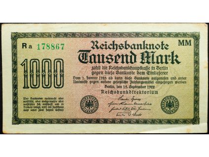 1000 Mark 1922-B-27124-1