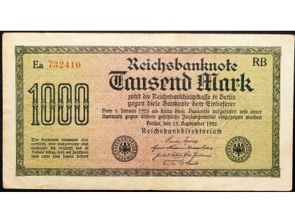 1000 Mark 1922-B-27130-1