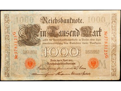 1000 Mark 1910-B-27314-1