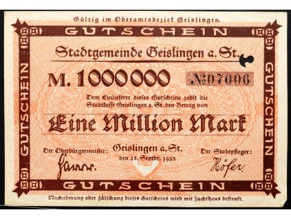1000000 Mark 1923-B-27352-1