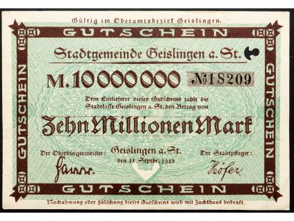 10000000 Mark 1923-B-27407-1