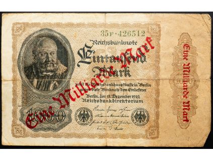 1000000000 Mark 1922-B-27523-1